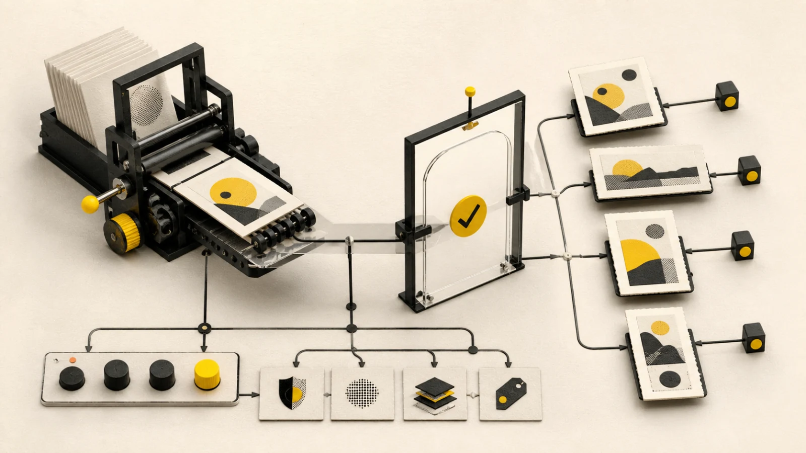 AI Image Generation for Social Media: Brand-Safe Briefs, Rights, Review, and Channel Variants